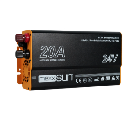 MEXXSUN 24V-20A AC-DC Şebekeden Akü Şarj Cihazı