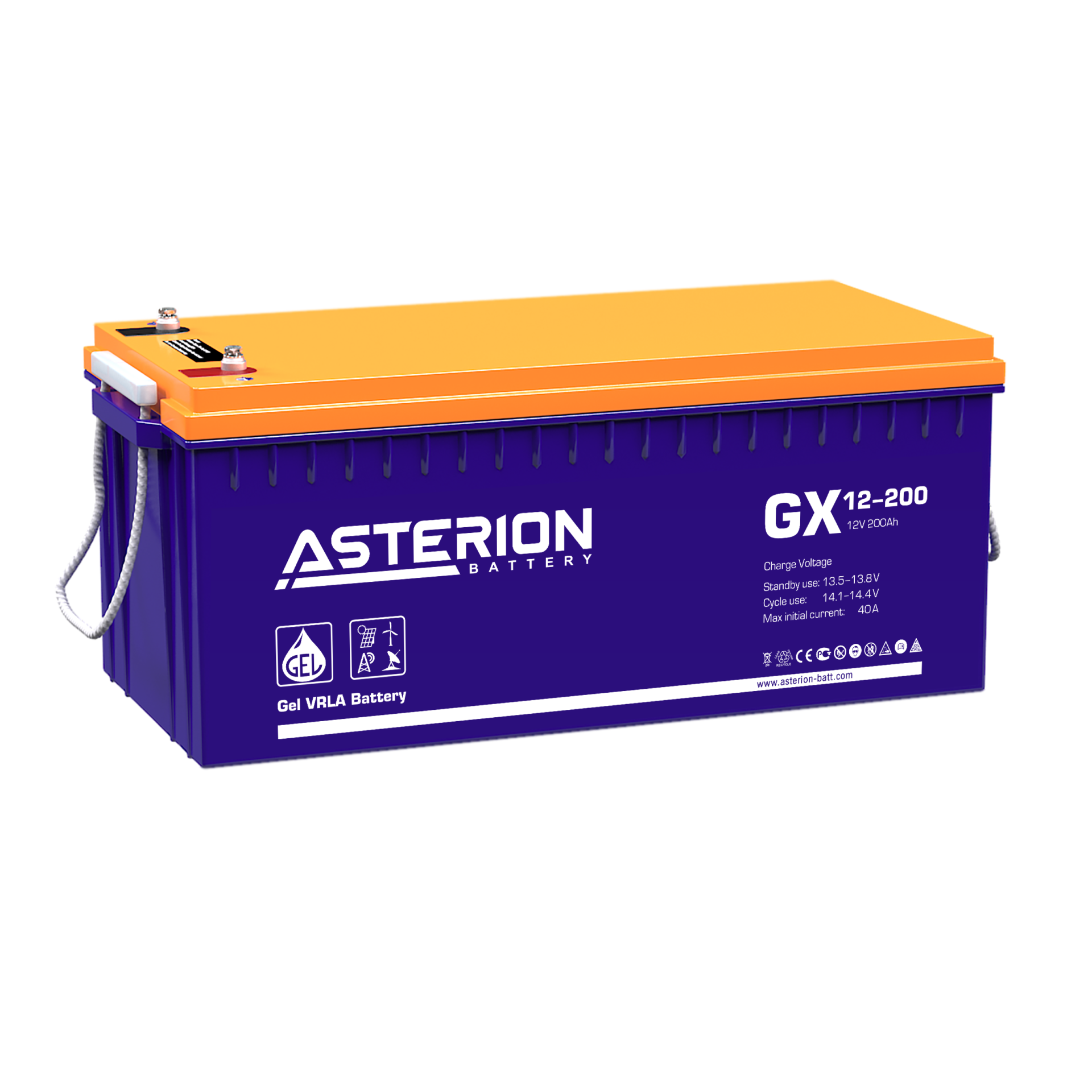 ASTERION - GX 12V 200Ah Jel Akü