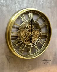 50 CM Metal Çarklı Saat ANL3523a