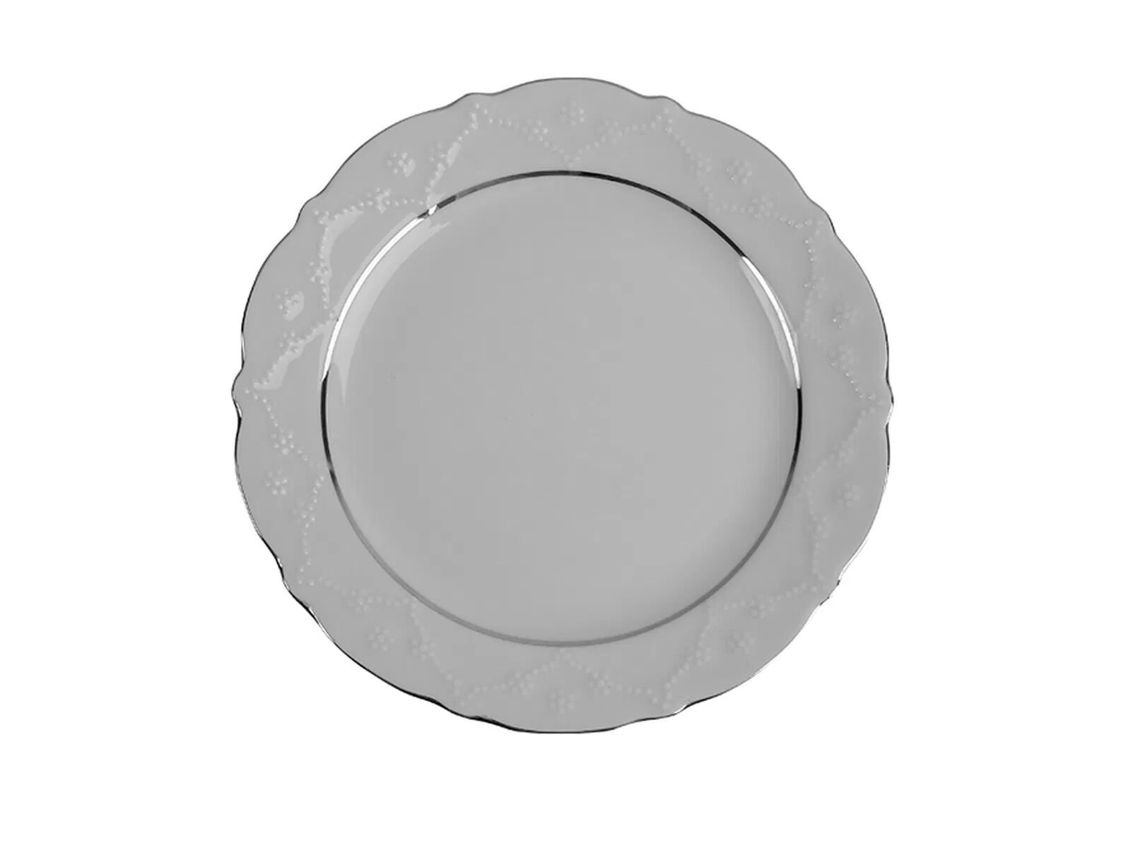 Porland Queen Platin Çukur Tabak 21cm