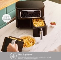 KARACA AIR PRO COOK DUO EV YE. XXXL 8 L AIRFRYER B. CHROME