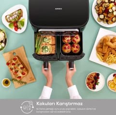 KARACA AIR PRO COOK DUO EV YE. XXXL 8 L AIRFRYER B. COPPER