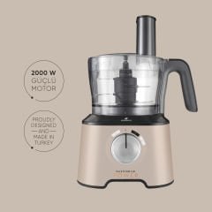 Karaca Mastermaid Power Essential Iconic Beige Gıda Hazırlama Seti 2000 W