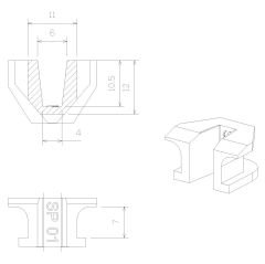 VESPA PRİMAVERA 125 / SPRİNT 125 KAYDIRICI KIZAK(Slider)