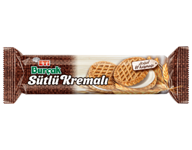 ETİ BURÇAK SÜTLÜ KREMALI BİSKÜVİ 100G*12