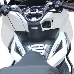 GP Kompozit Honda PCX 125 / 150 2018-2020 Uyumlu Bacak Koruma Füme