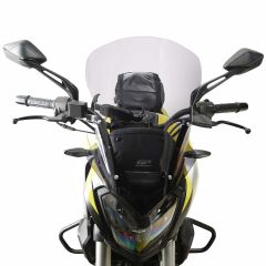 GP Kompozit Bajaj Dominar 250 / 400 2017-2024 Uyumlu Ön Cam Siyah