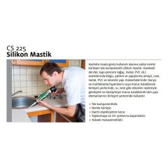 Ceresit Cs 225 Silikon Beyaz 280 gr 25'li Koli