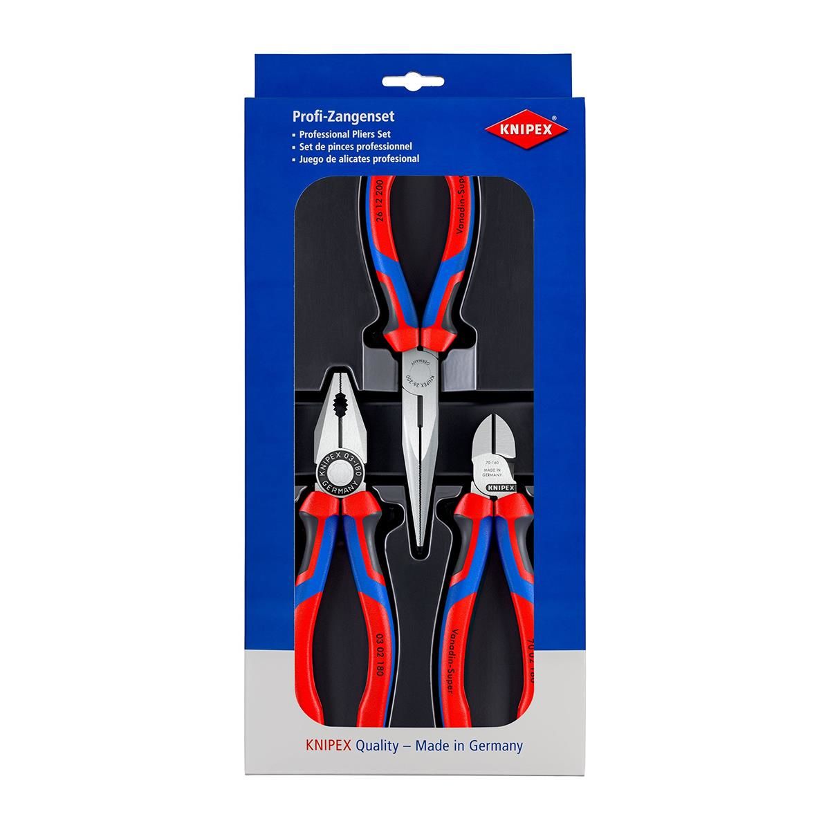 Knipex 002011 3'lü Pense Seti