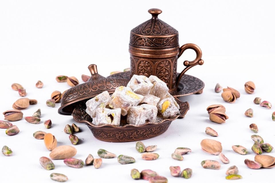 Antep Fıstıklı Çifte Kavrulmuş Lokum 500gr