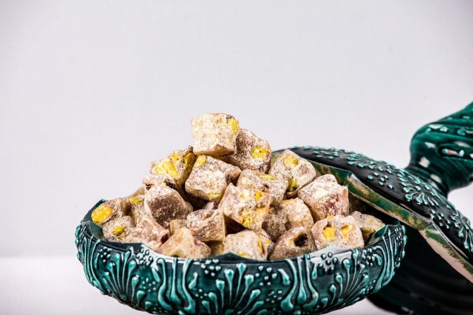 Antep Fıstıklı Çifte Kavrulmuş Lokum 500gr