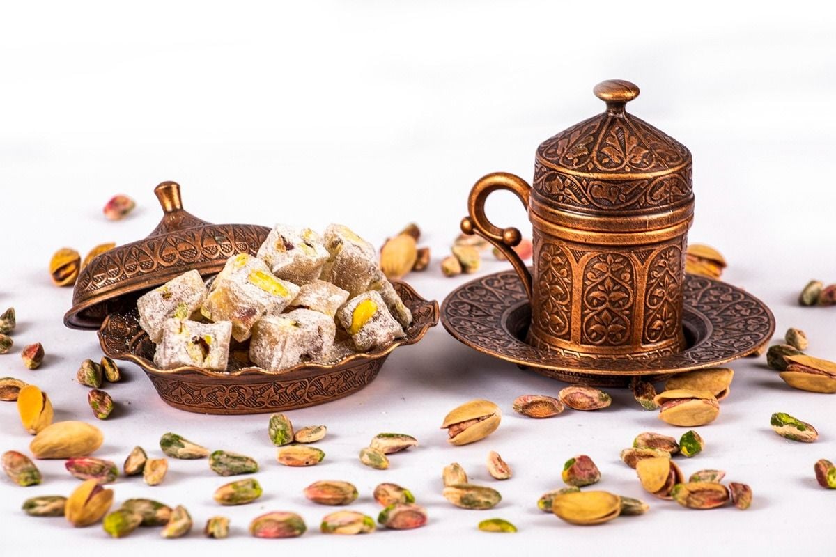 Antep Fıstıklı Çifte Kavrulmuş Lokum 500gr