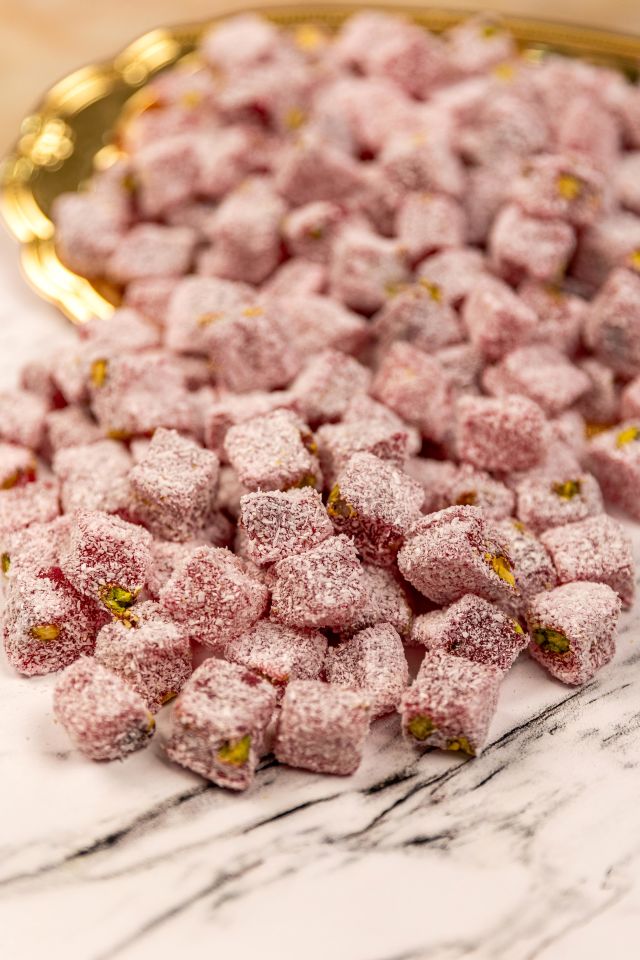 Narlı Antep Fıstıklı Çifte Kavrulmuş Lokum 500gr