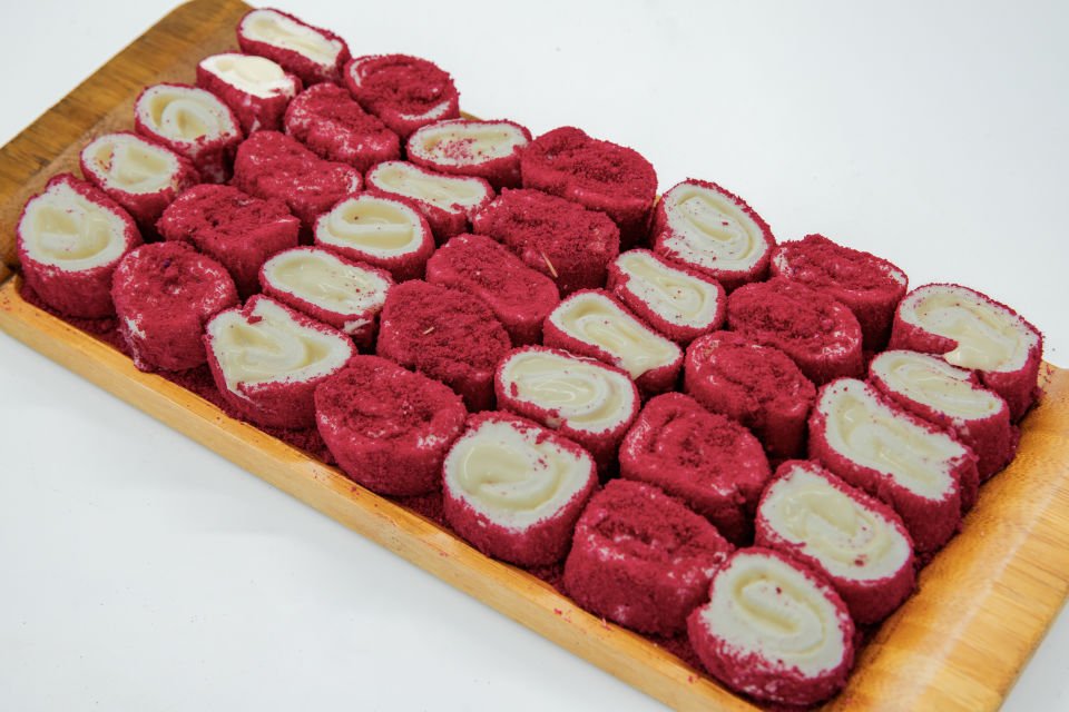 Beyaz Çikolatalı Velvet Lokum 500gr