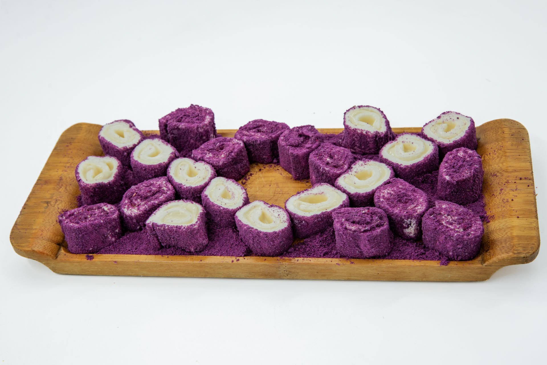 Beyaz Çİkolatalı Mor Velvetli Lokum 500gr