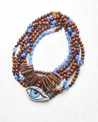 EVIL EYE AMULET CHOKER KOLYE