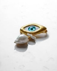OCULUS TALISMAN EL YAPIMI GÖZ BROŞ