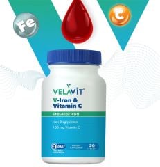 Velavit V-Iron & Vit-C 30tablet