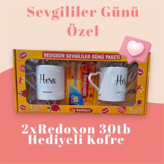 Redoxon Üçlü Etki 2x30 efervesan tablet 14 Şubat Özel Kofre