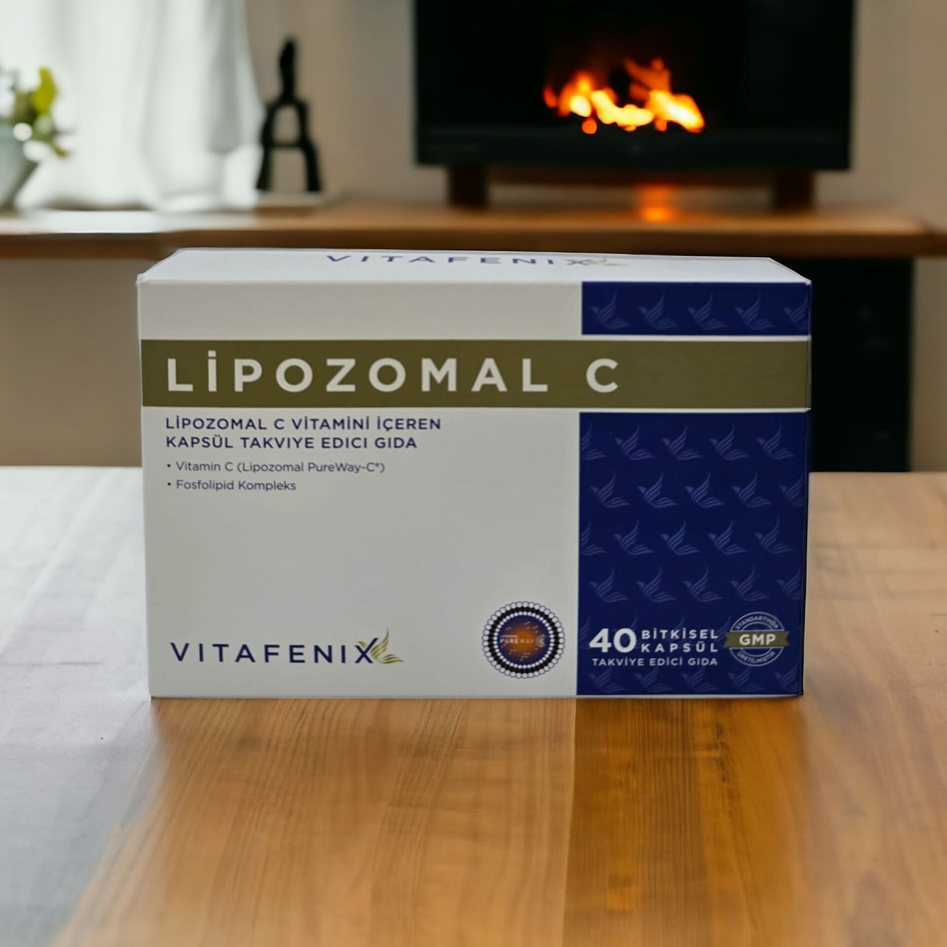 Vitafenix Lipozomal C Vitamini İçeren Takviye Edici Gıda 40 Kapsül