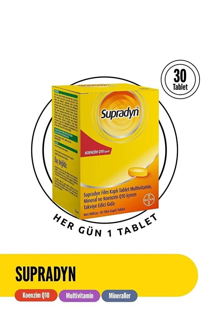 Supradyn Daily 30 tablet | Prime Sağlık Güzellik