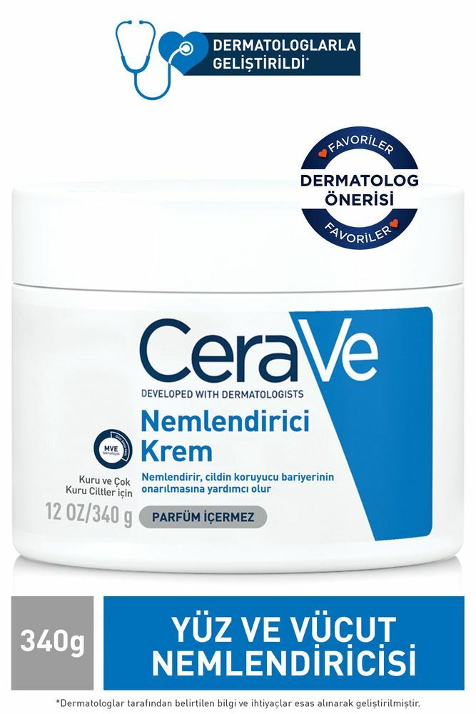 CeRaVe Nemlendici Krem Kuru Ciltler Seramid Ve Hyalüronik Asit Içerikli 340 gr