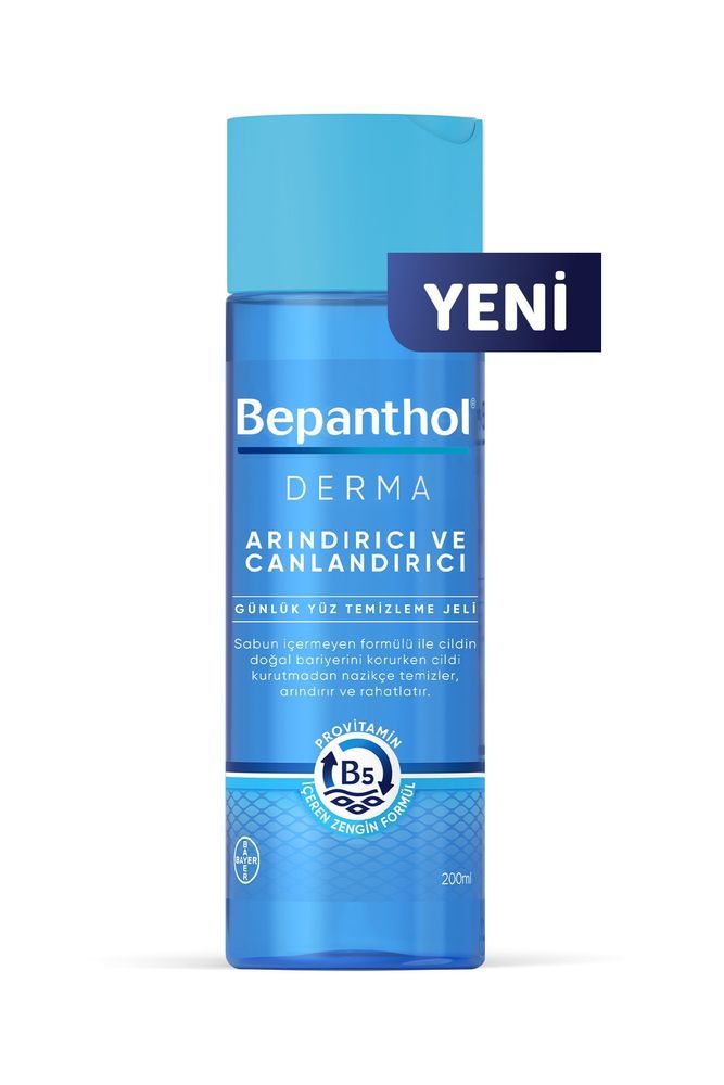 Bephanthol Derma Arındırıcı & Canlandırıcı Günlük Yüz Temizleme Jeli 200 ml Kuru ve Hassas Ciltler