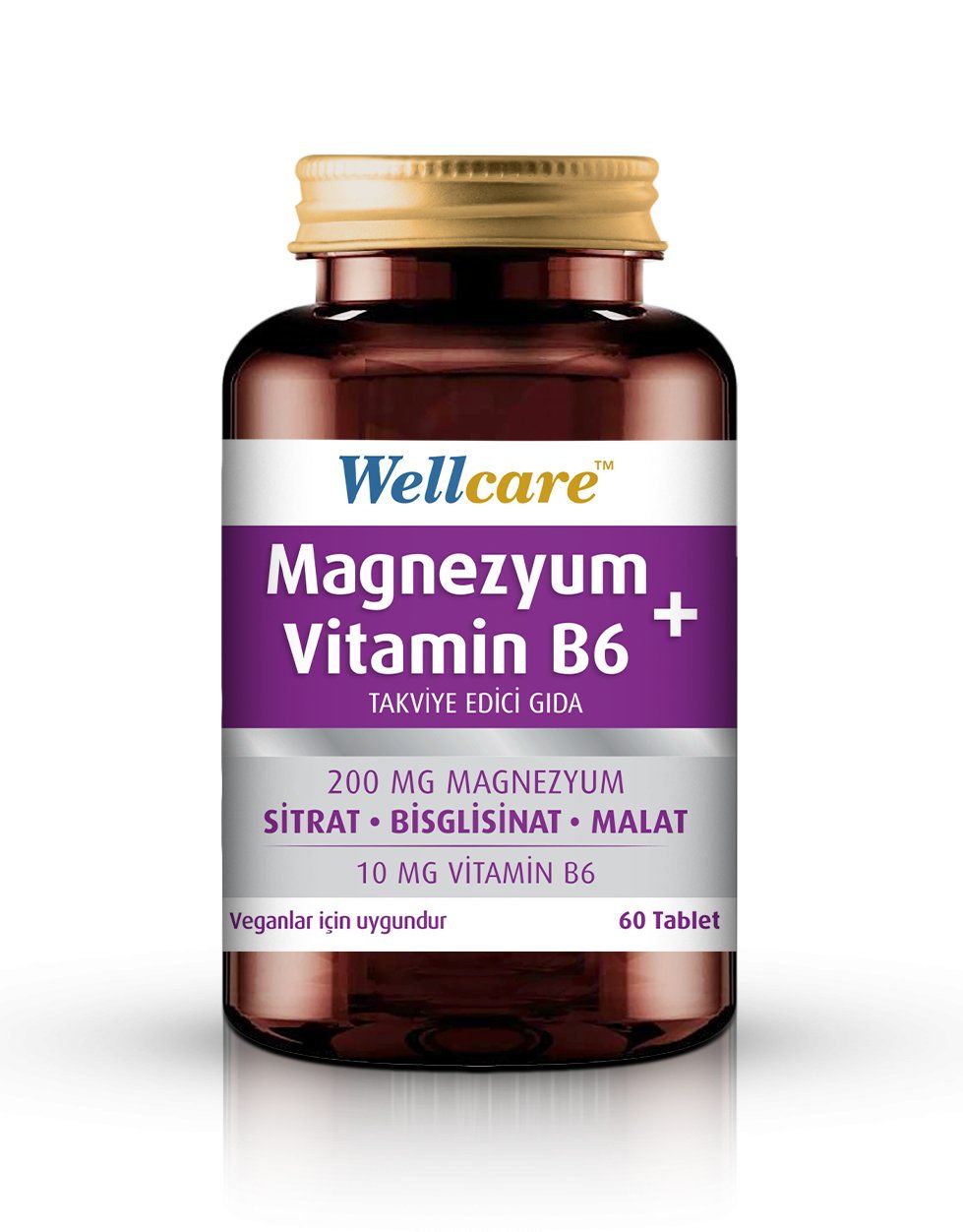 WellCare Magnezyum+Vitamin B6 60tb