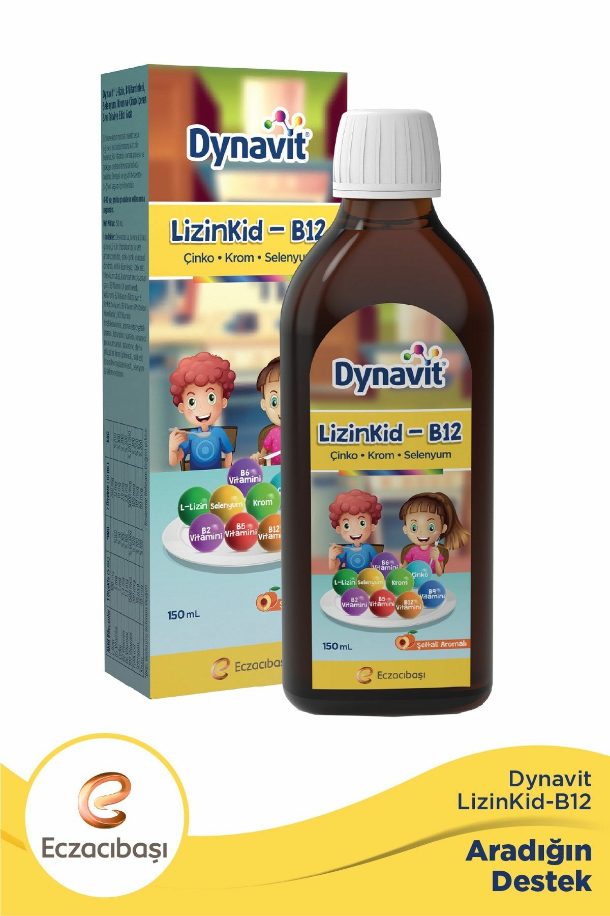 Dynavit Lizinkid Vitamin B12 150 ml