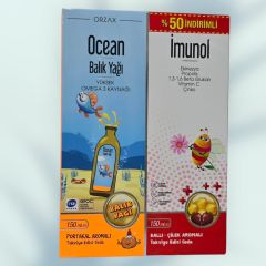 Ocean Balık Yağı 150 ml + İmunol Şurup 150 ml