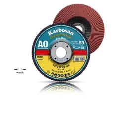 Karbosan 125x22.23 Premium Line  Flap Disk Zımpara 40 Kum 983050