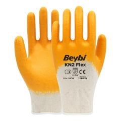 Beybi KN2 Flex Nitril Eldiven Sarı NO: 10