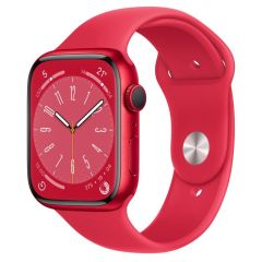 Apple Watch Series 8 GPS 41MM Kırmızı Alüminyum Kasa ve Kırmızı Spor Kordon MNP73TU/A