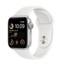 Apple Watch SE 2 40mm Gümüş Alüminyum Kasa ve Beyaz Spor Kordon MNJV3TU/A