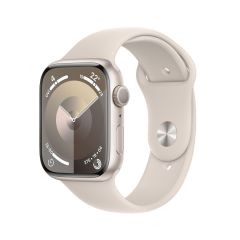 Apple Watch Series 9 GPS 45 mm Yıldız Işığı Alüminyum Kasa ve Yıldız Işığı Spor Kordon - M/L - MR973TU/A