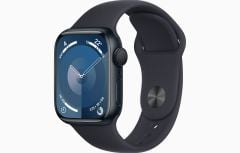 Apple Watch Series 9 GPS MR993TU/A 45 mm Gece Yarısı Alüminyum Kasa ve Gece Yarısı Spor Kordon - S/M