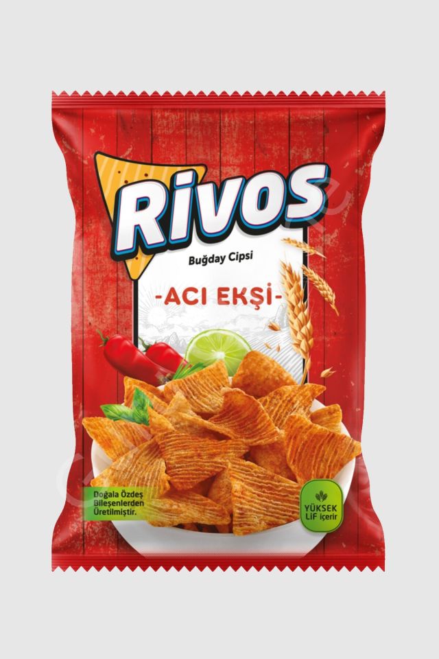 Rivos Buğday Cipsi (acı ekşi) 56 Gr