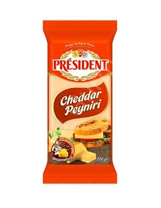 President Cheddar Peyniri 220 Gr.