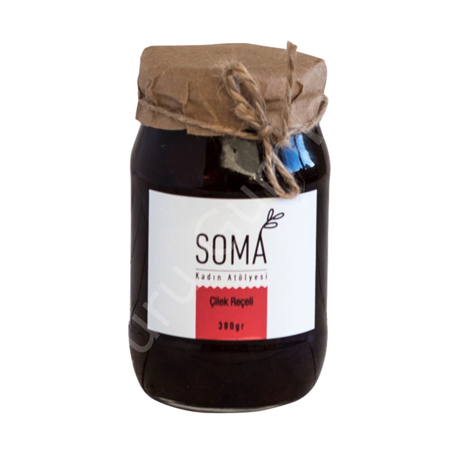Soma Kadın Atölyesi Çilek Reçeli Katkısız Ev Yapımı 380 Gr