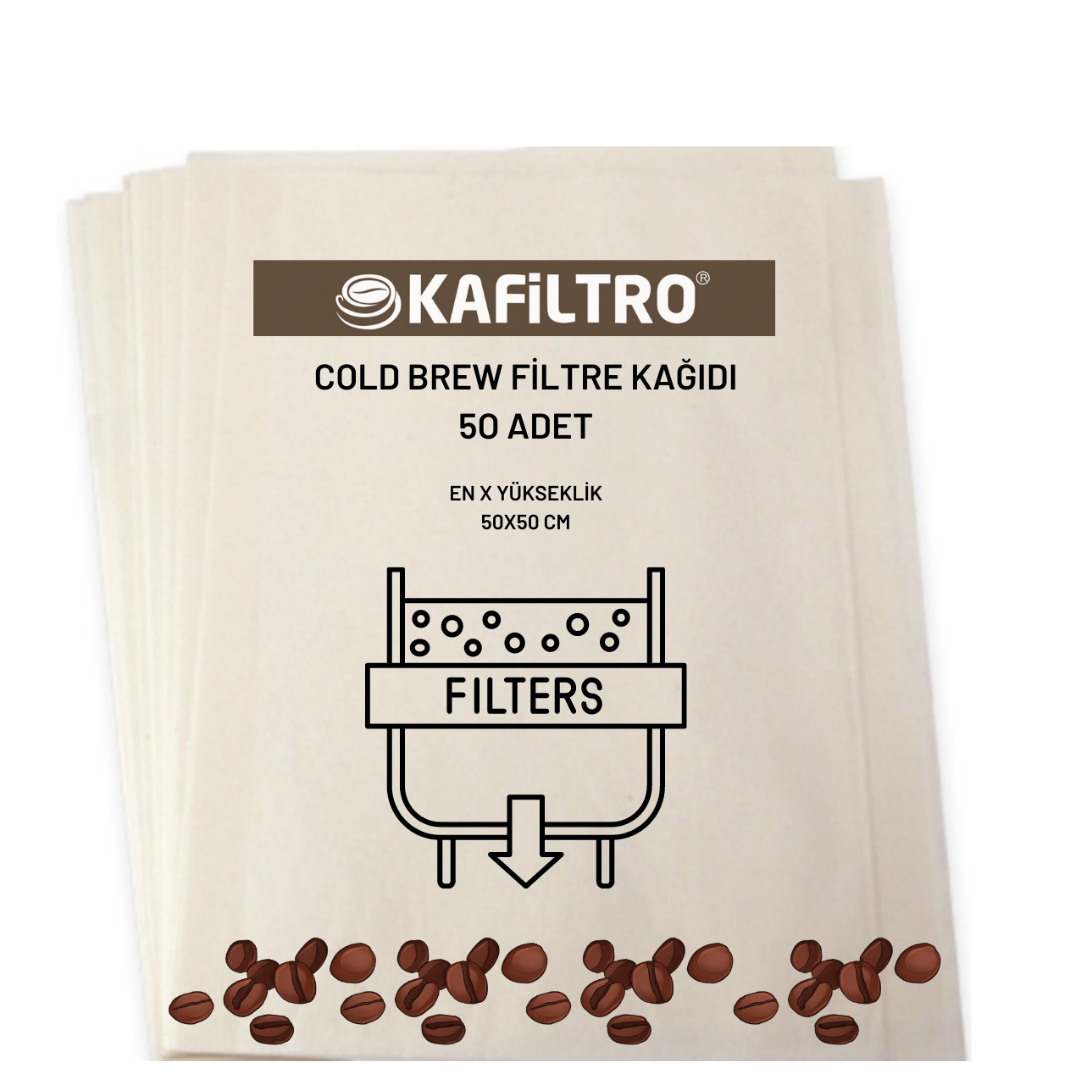 Kafiltro Cold Brew Filtre Kağıdı (50 Adet)