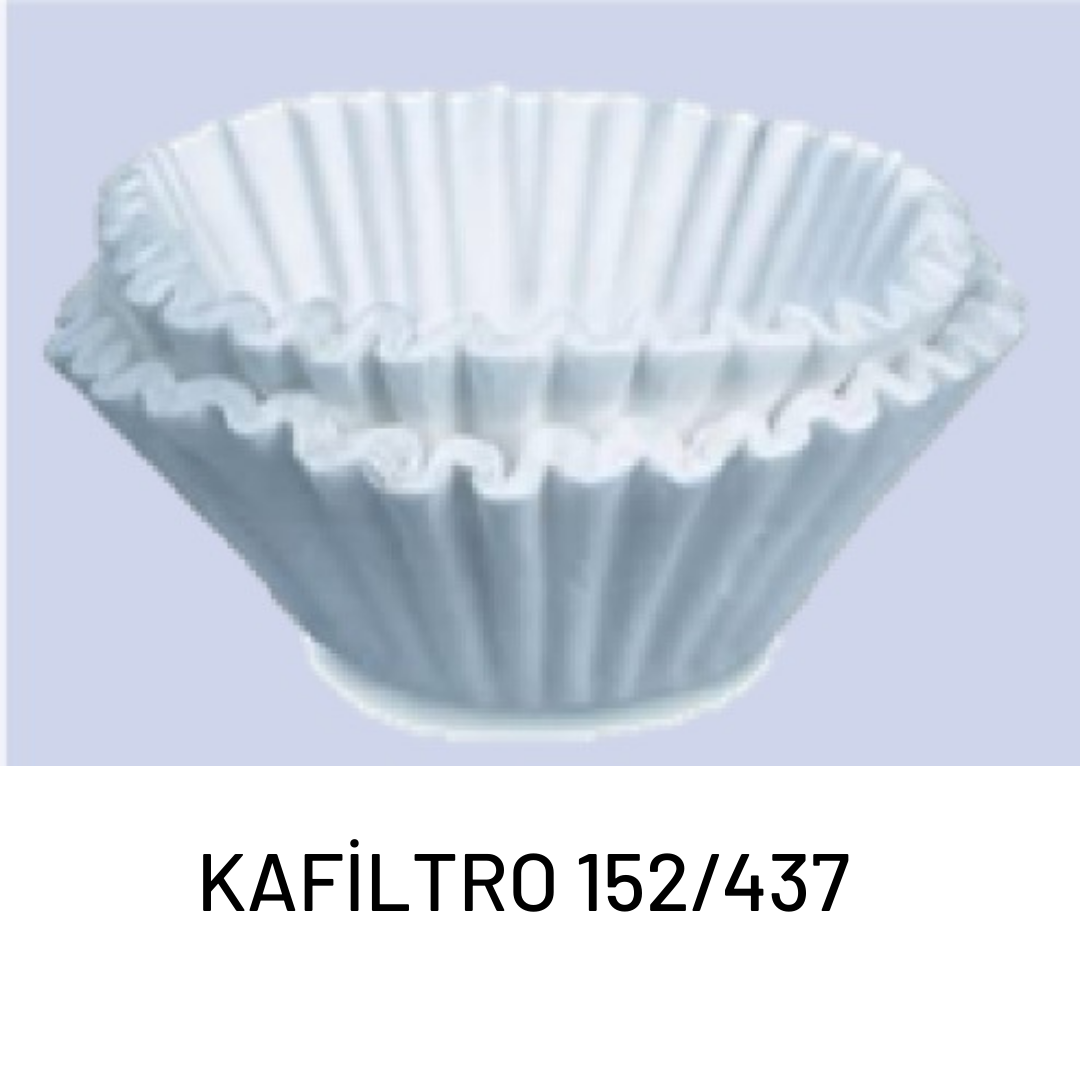 Kafiltro 152/437 Basket Filtre Kağıdı (500 Adet)