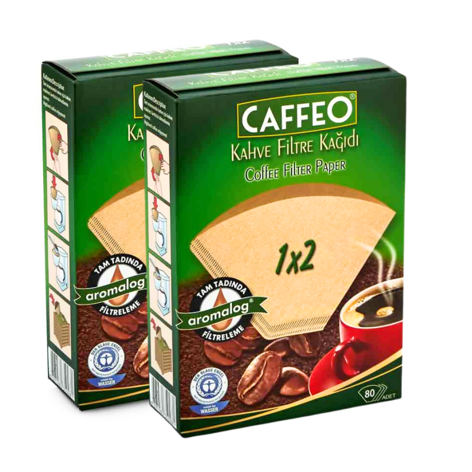 Caffeo 1x2/80 Kahve Filtre Kağıdı - 2 Adet