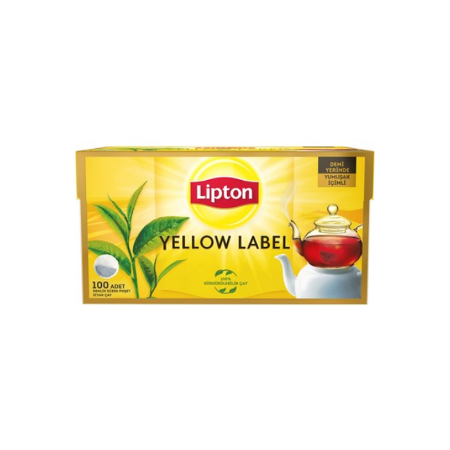 Lipton Yellow Label Demlik Çay 100 lü