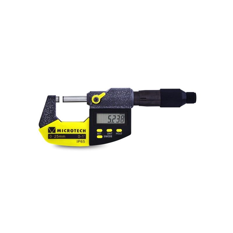 Hassas dijital mikrometre IP-65 MICROTECH® 0-25x0,001mm