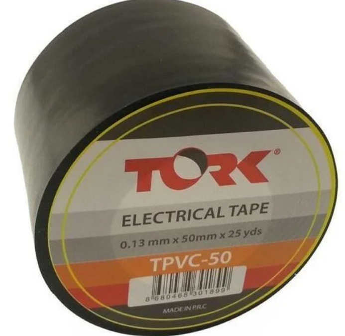 Geniş Elektrik Bandı, 50mm Kalınlık, Siyah