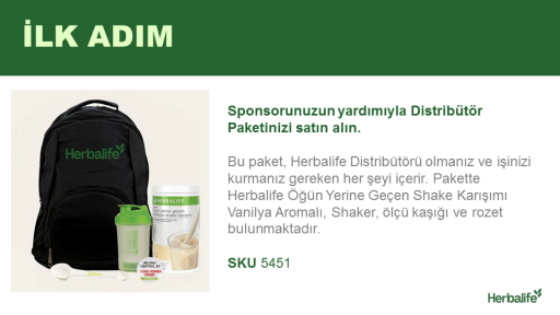 Herbalife Distribütörü Olmak