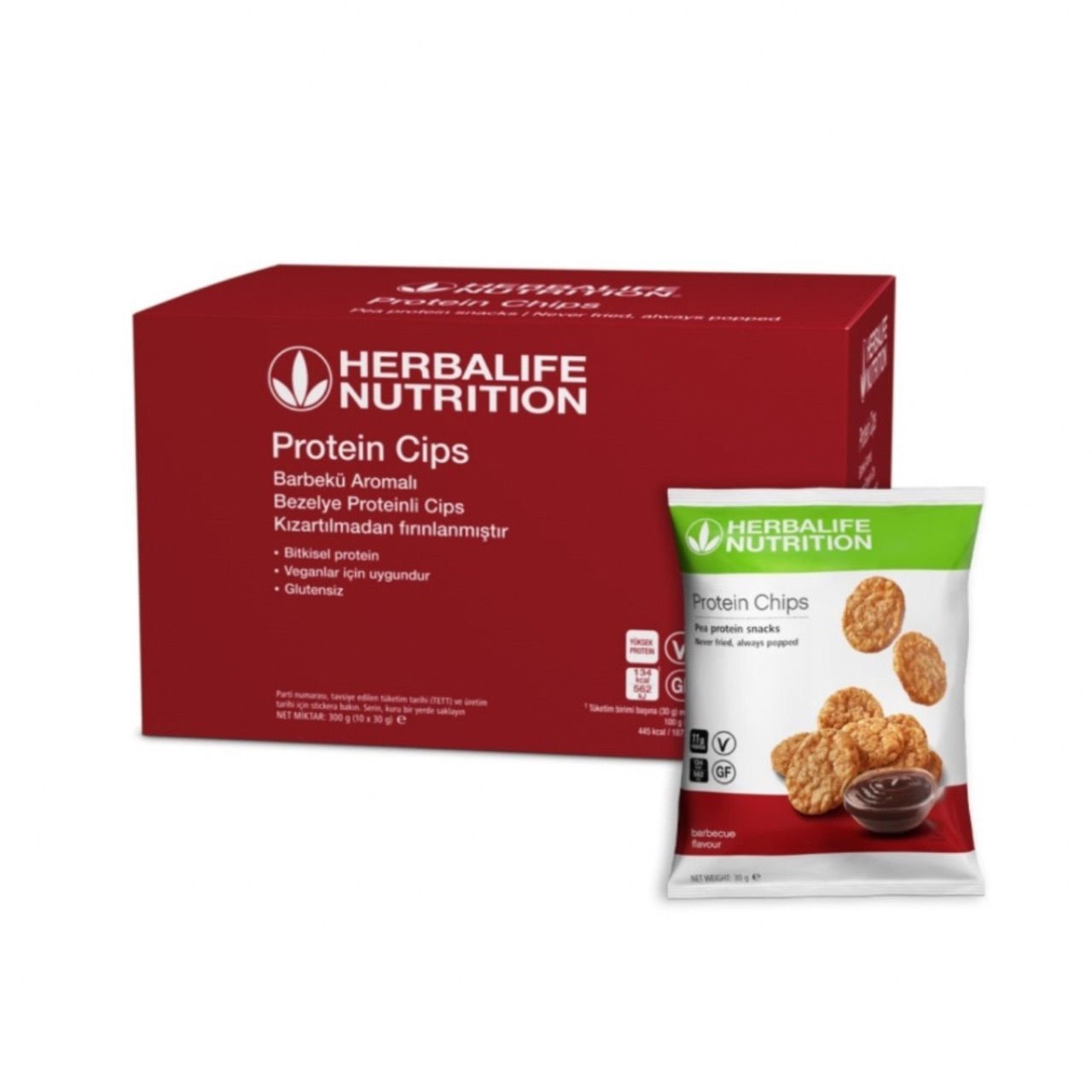 Barbekü Aromalı Proteinli Herbalife Cips 10x30g