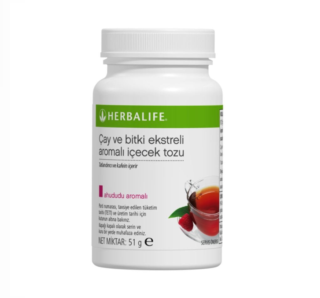 Bitkisel Konsantre Herbalife Çayı Ahududu Aromalı 51g