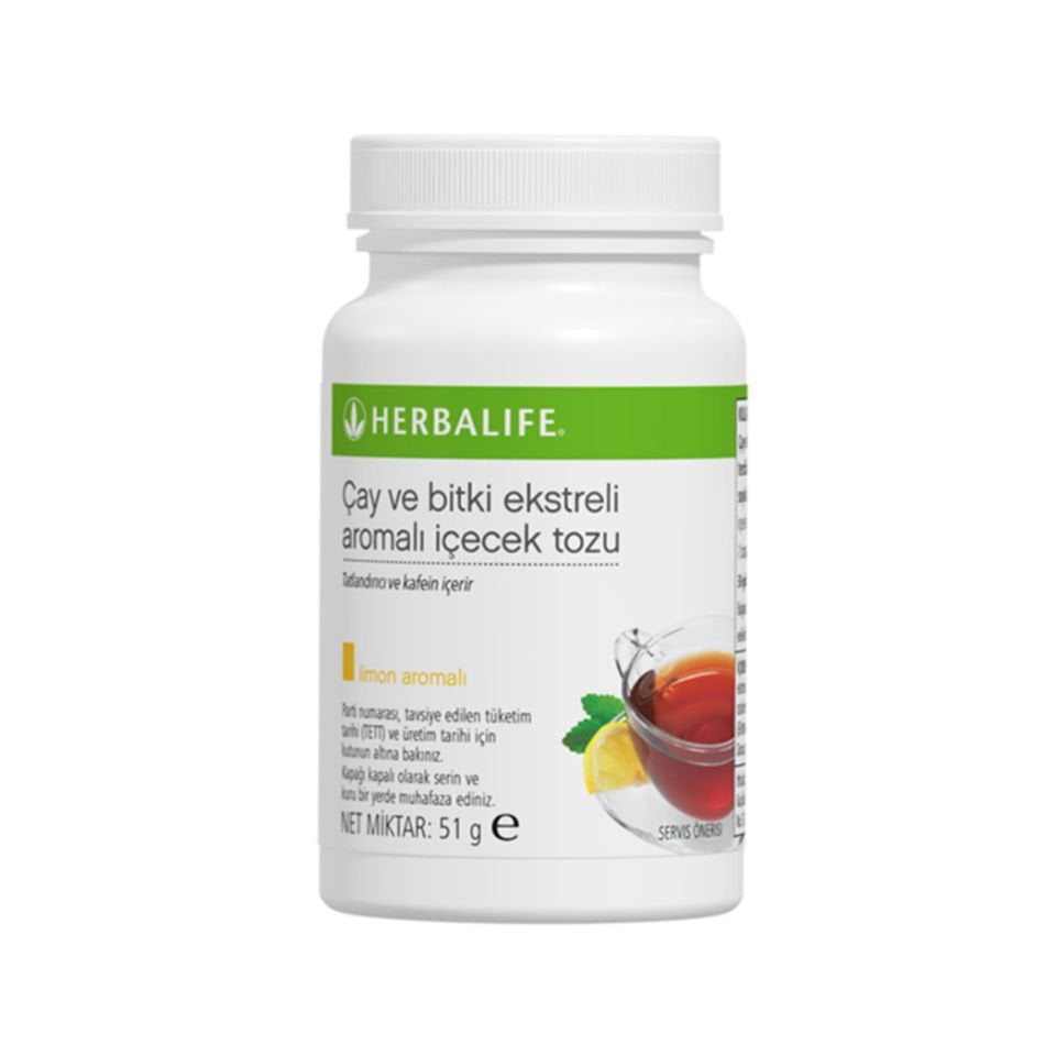 Bitkisel Konsantre Herbalife Çayı Limon Aromalı 51g