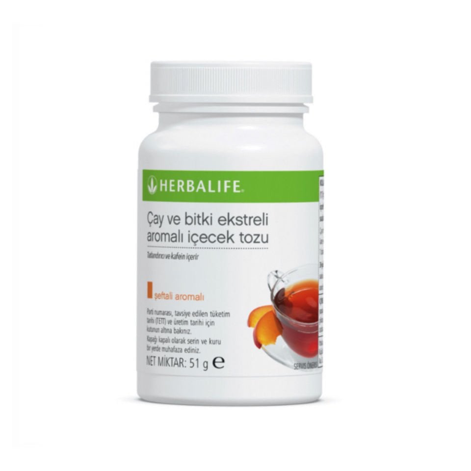 Bitkisel Konsantre Herbalife Çayı Şeftali Aromalı 51g